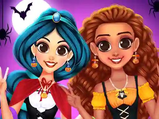 لعبة BFFs Happy Halloween Party على الانترنت