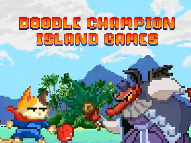 لعبة Doodle Champion Island على الانترنت