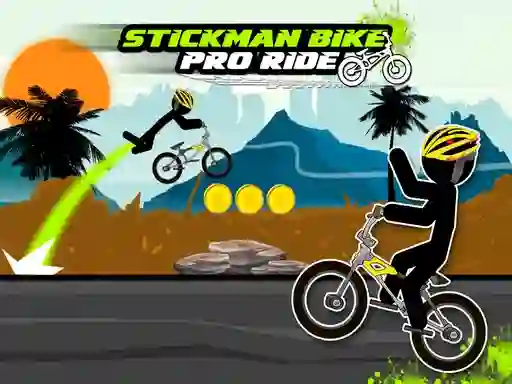 لعبة Stickman Bike Pro Ride على الانترنت