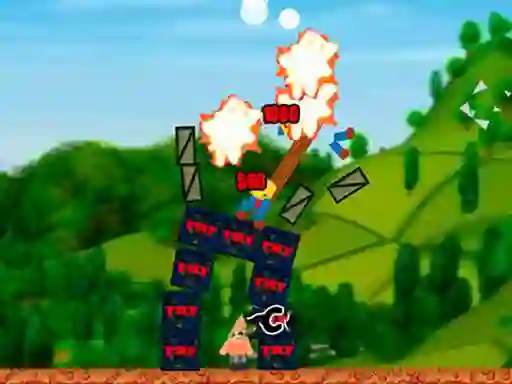 لعبة Destroy the Village على الانترنت