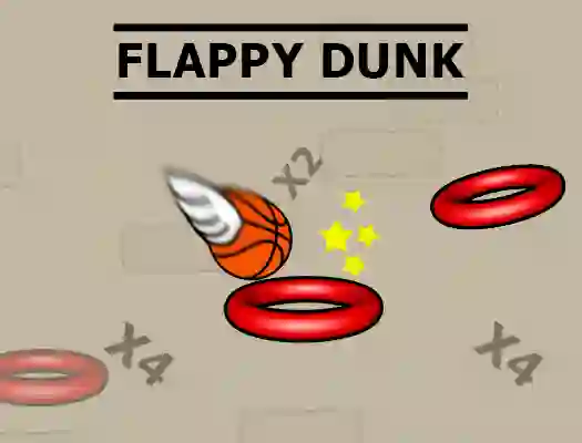 لعبة Flappy Dunk على الانترنت
