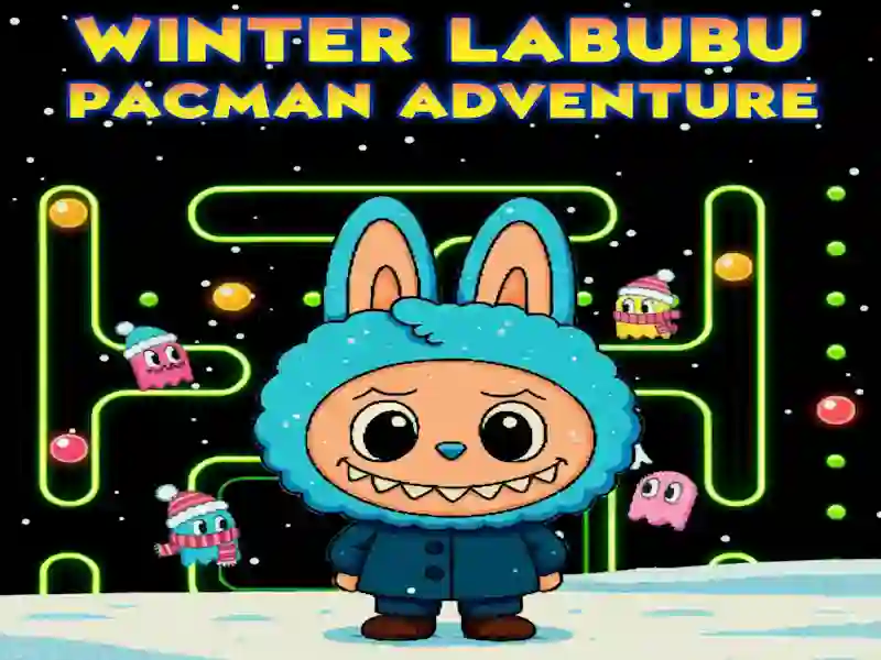 لعبة Winter Labubu Pacman Adventure على الانترنت