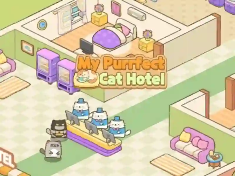 لعبة My Purrfect Cat Hotel على الانترنت