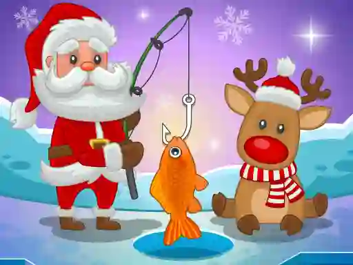 لعبة Santa's Christmas Fishing على الانترنت
