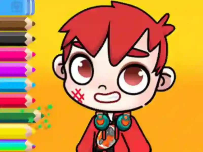 لعبة Coloring Book: Avatar World Schoolboy على الانترنت