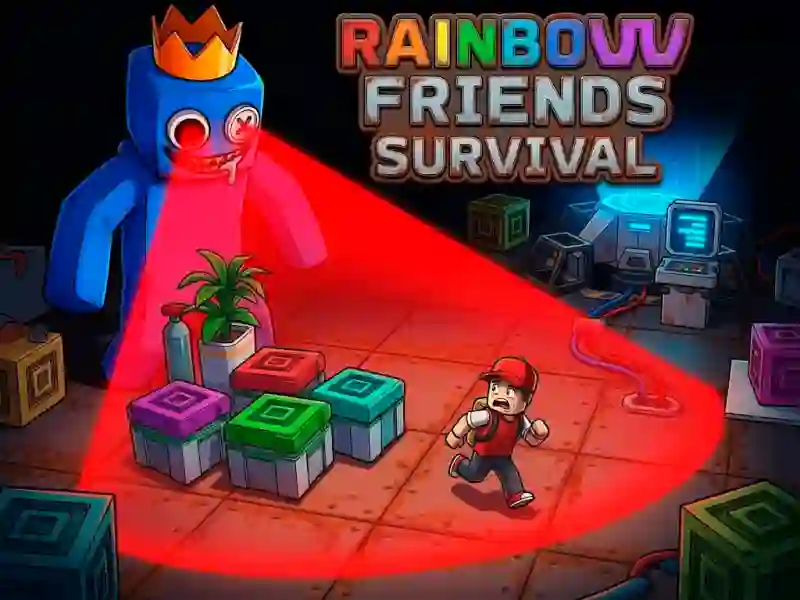 لعبة Rainbow Friends Survival على الانترنت