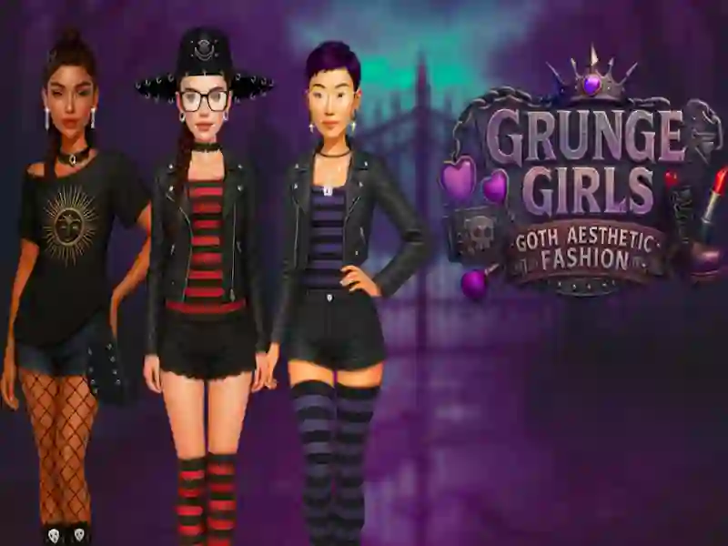 لعبة Grunge Girls Goth Aesthetic Fashion على الانترنت