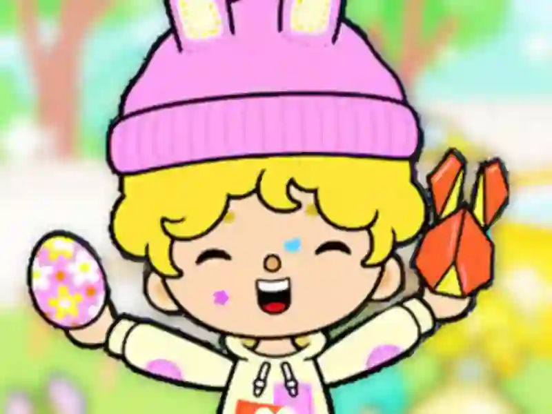 لعبة Jigsaw Puzzle: Toca Boca Easter على الانترنت