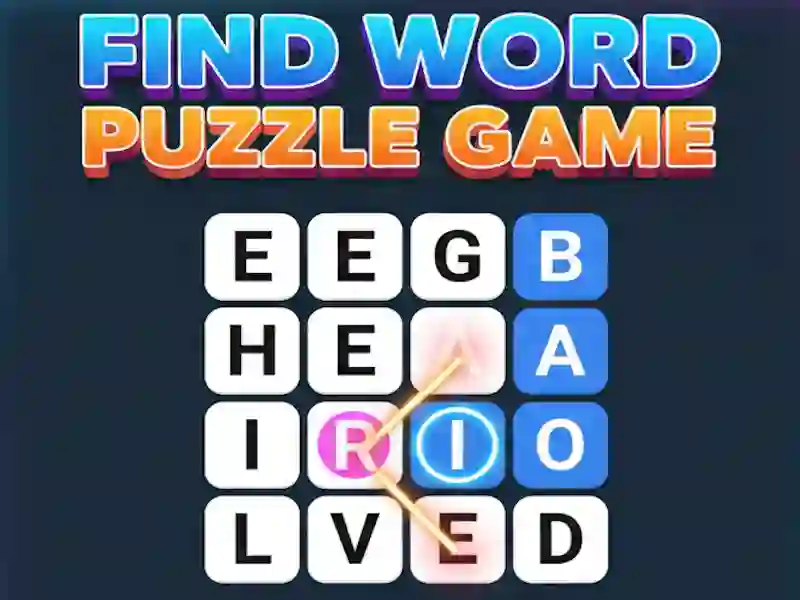 لعبة Find Word Puzzle Game على الانترنت