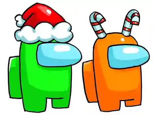 لعبة Among Us Christmas Coloring على الانترنت