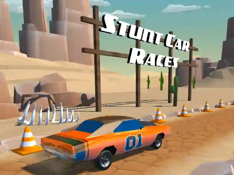 لعبة Stunt car Races على الانترنت