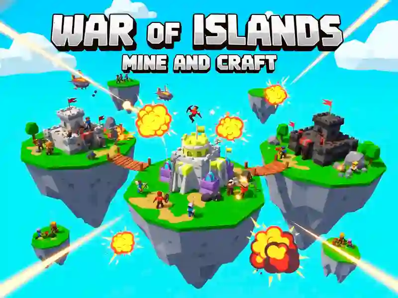 لعبة War Of Islands Mine And Craft على الانترنت