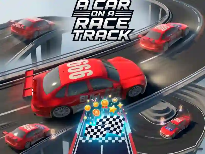 لعبة A Car on a Race Track على الانترنت