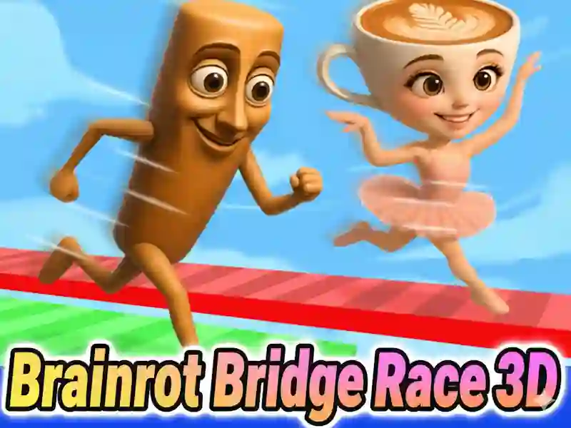 لعبة Brainrot Bridge Race 3D على الانترنت