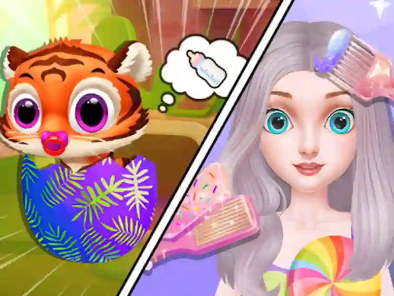لعبة Fun Mini Games For Princess على الانترنت