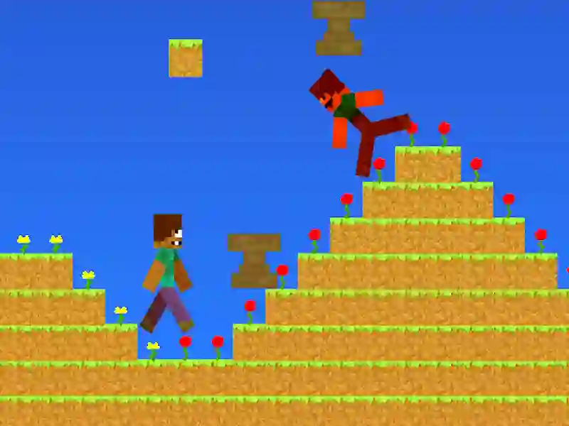 لعبة Noob vs Pro But Anvil Rain Minecraft على الانترنت