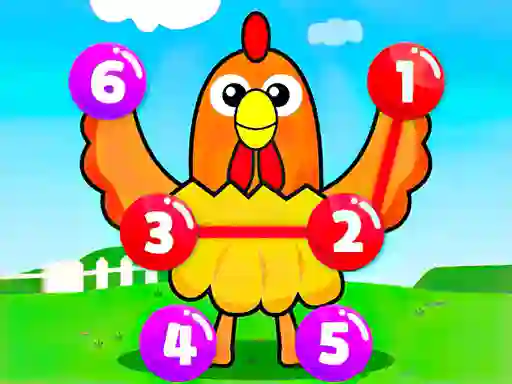 لعبة Fun Point to Point Happy Animals على الانترنت