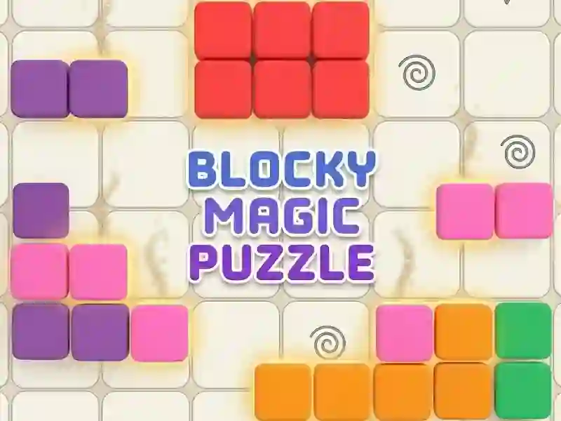 لعبة Blocky Magic Puzzle على الانترنت