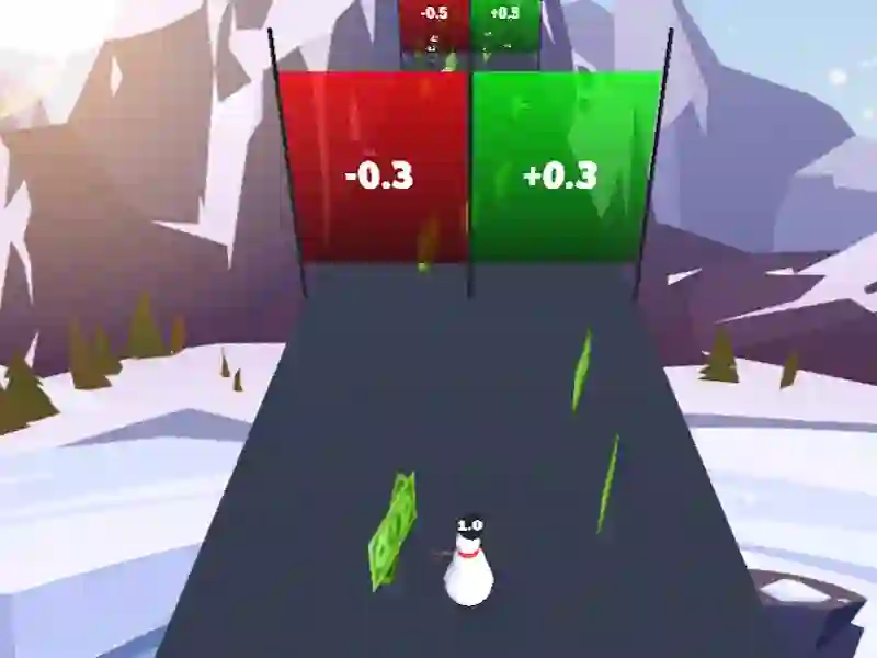 لعبة Crazy Snowman: Runner Game على الانترنت
