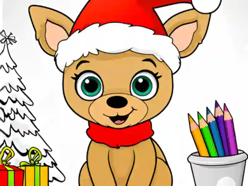 لعبة Christmas Coloring Game 2 على الانترنت