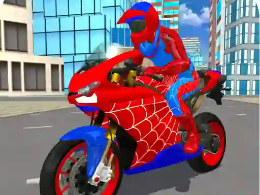 لعبة Hero Stunt Spider Bike Simulator 3d 2 على الانترنت