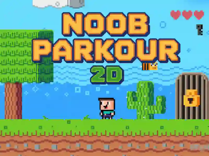 لعبة Noob Parkour 2D على الانترنت
