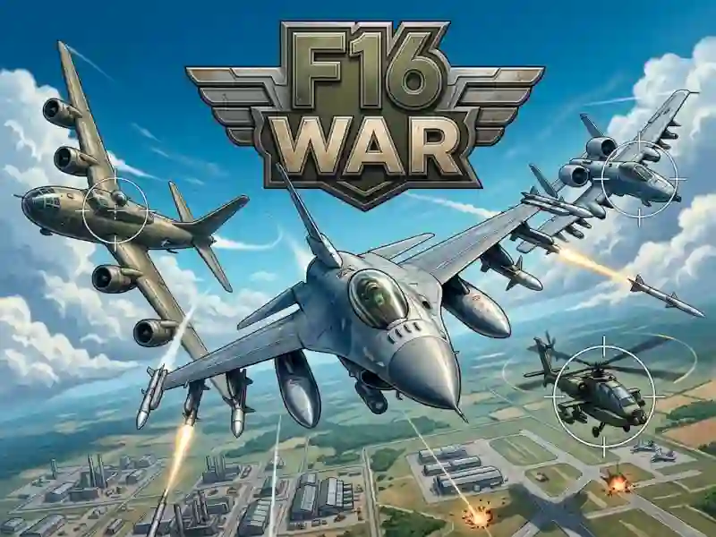 لعبة F16 War على الانترنت