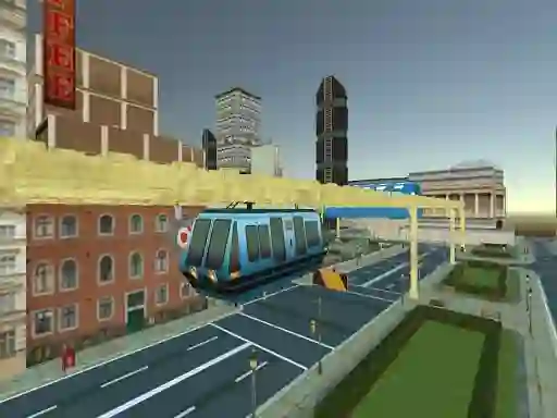 لعبة Sky Train Simulator: Elevated Train Driving على الانترنت