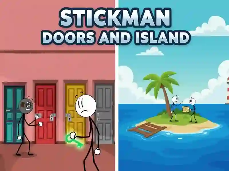 لعبة Stickman Doors and Island على الانترنت