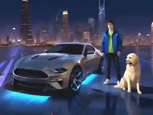 لعبة Mustang City Driver على الانترنت