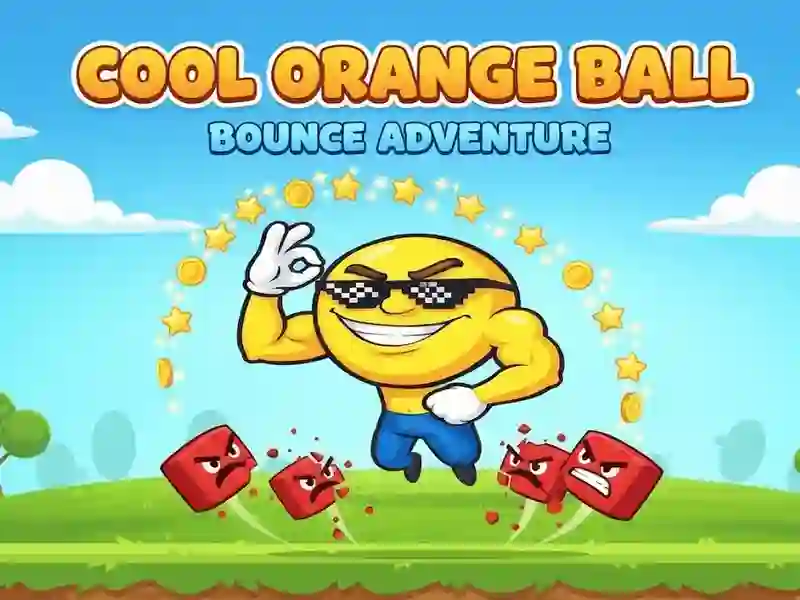 لعبة Cool Orange Ball: Bounce Adventure على الانترنت
