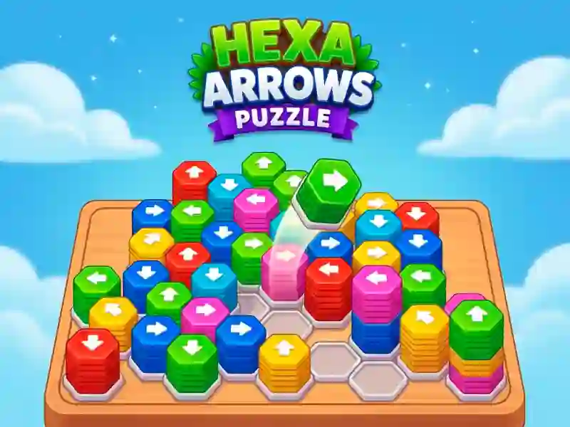 لعبة Hexa Arrows Puzzle على الانترنت