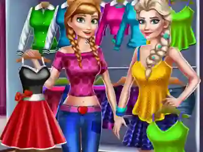 لعبة Princesses Casual Outfits على الانترنت