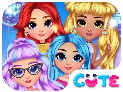 لعبة Rainbow Girls NYE Fashion على الانترنت