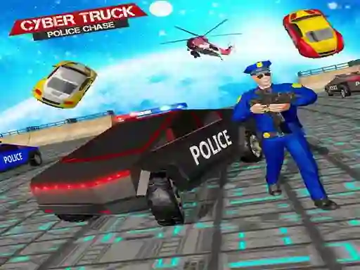 لعبة Police CyberTruck Chase على الانترنت