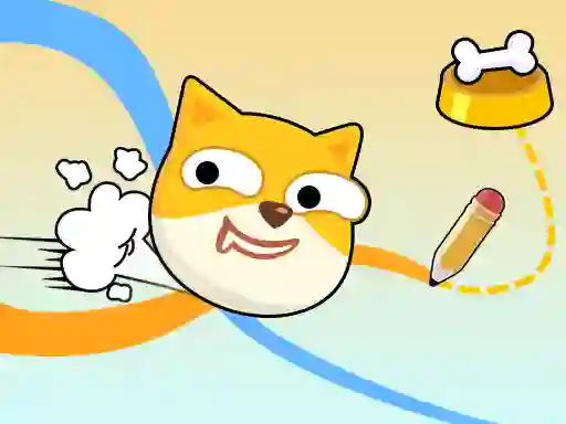 لعبة Doge Rush : Draw Home Puzzle على الانترنت