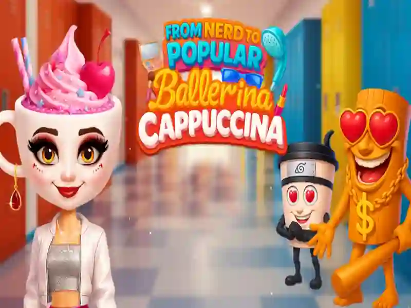 لعبة From Nerd to Popular Ballerina Cappuccina على الانترنت