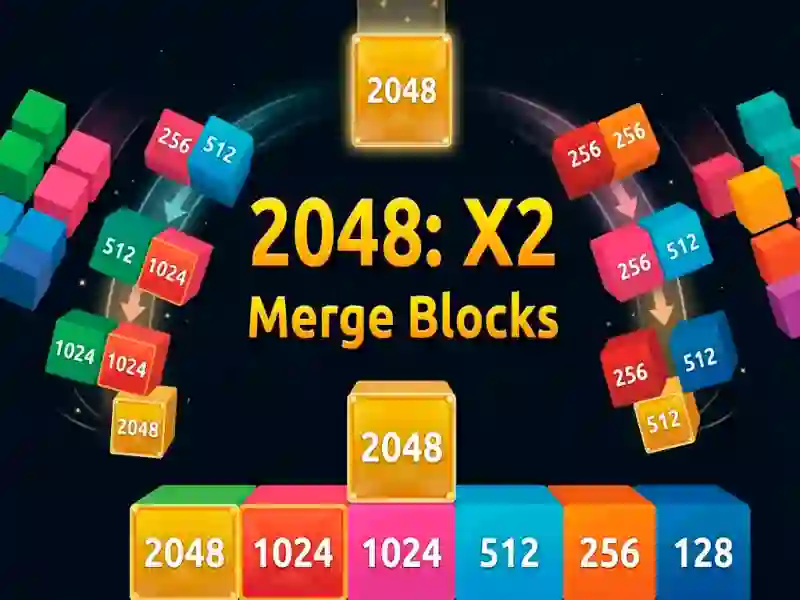 لعبة 2048 X2 Merge Blocks على الانترنت