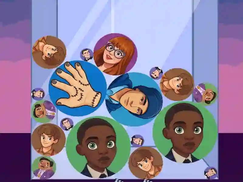 لعبة Wednesday Addams Merge Drop Puzzle على الانترنت