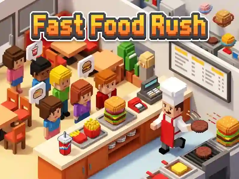 لعبة Fast food Rush على الانترنت