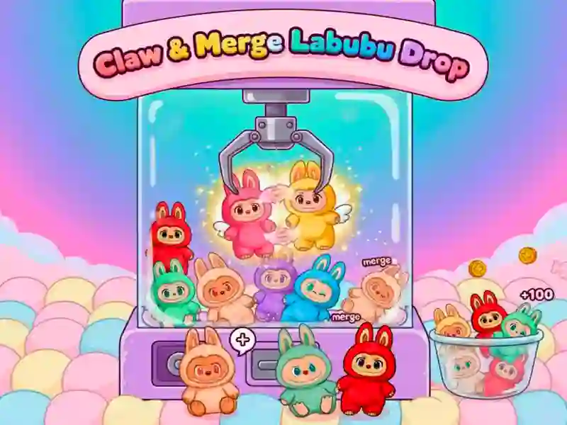 لعبة Claw & Merge Labubu Drop على الانترنت