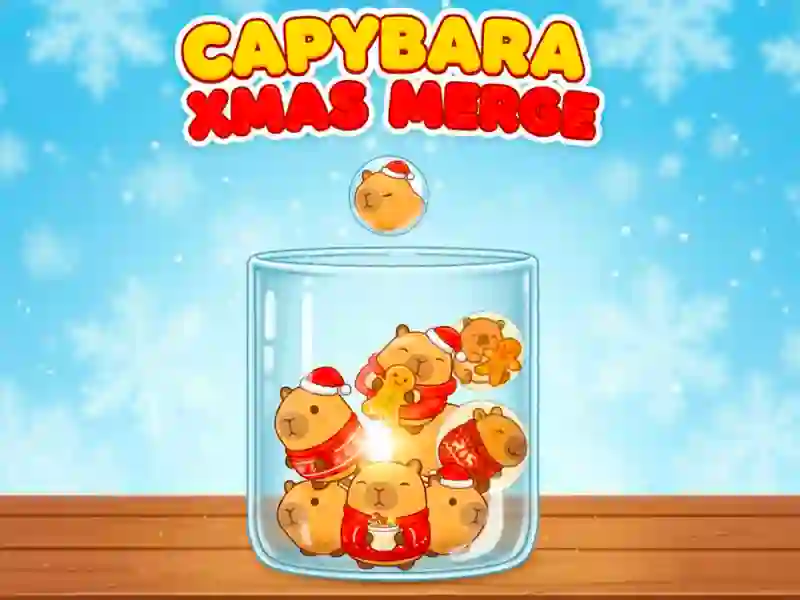 لعبة Capybara Xmas Merge على الانترنت