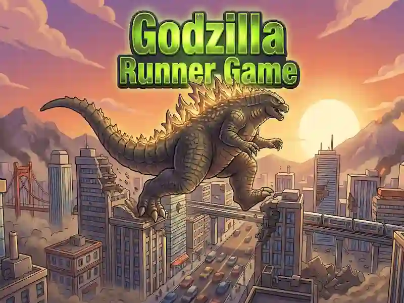 لعبة Godzilla Runner Game على الانترنت