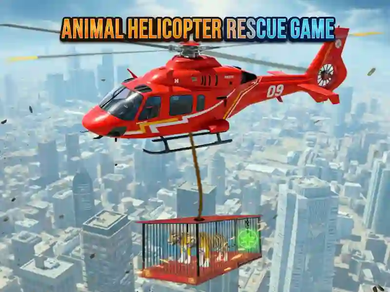 لعبة Animal Helicopter Rescue Game على الانترنت