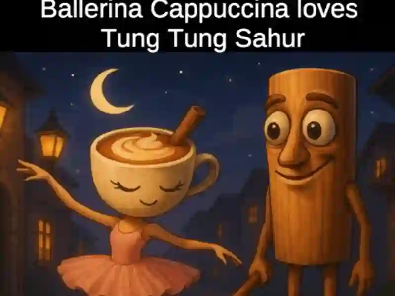 لعبة Ballerina Cappuccina loves Tung Tung Sahur على الانترنت