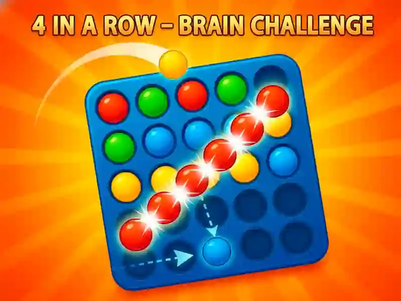 لعبة Play 4 in a Row - Brain Challenge على الانترنت