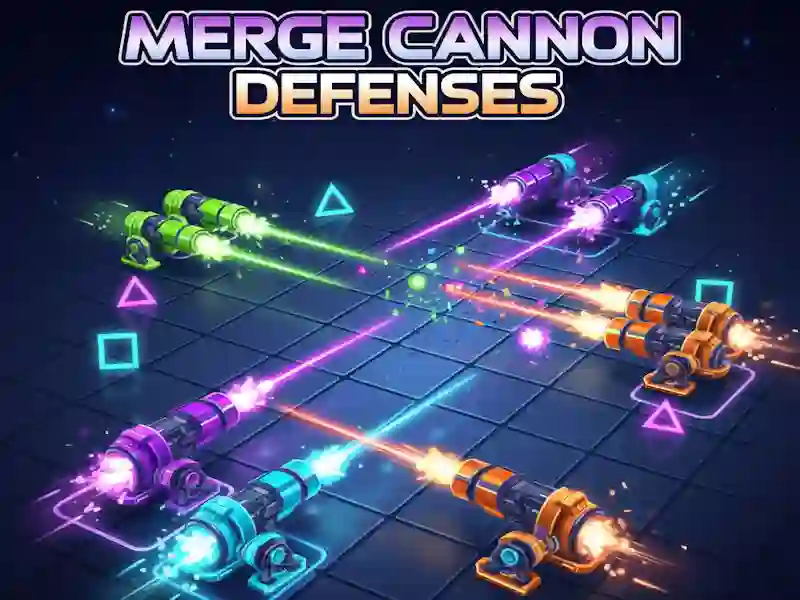 لعبة Merge Cannon Defenses على الانترنت