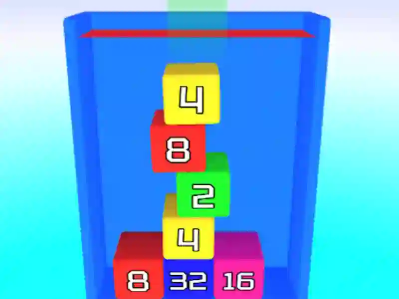 لعبة 2048 3D: Merge Cubes على الانترنت