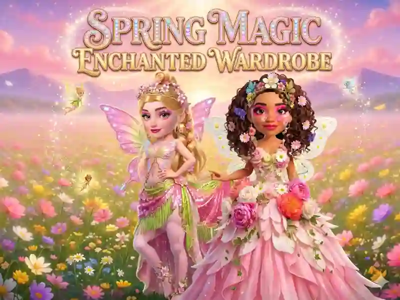 لعبة Spring Magic Enchanted Wardrobe على الانترنت