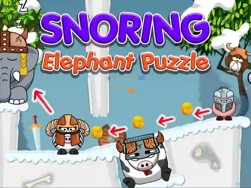 لعبة Snoring Wake up Elephant على الانترنت
